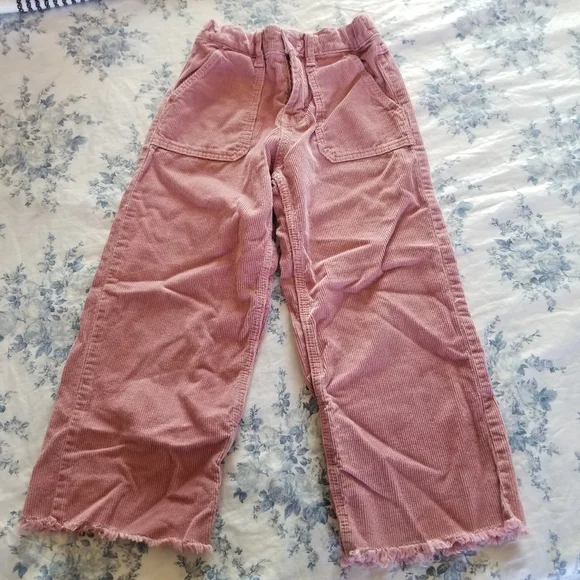 Zara | Wideleg Corduroy Pants - Picture 1 of 4